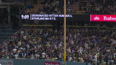 Dodgers avoid Marte homer after review
